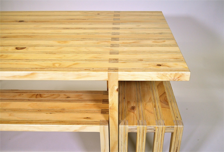 Dining table, plywood furniture for your dining room